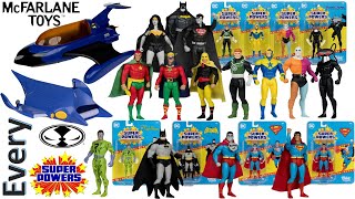Every McFarlane Toys DC Super Powers Comparison List Superpowers