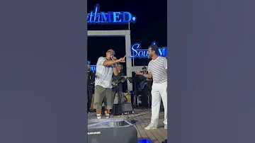 عمرو دياب مع احمد حلمي وعمرو يوسف ع الاستيدج 