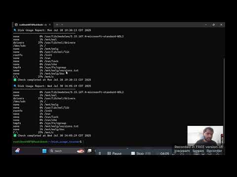 "Disk Usage Tracker with Bash – Real-World Linux Automation Project"