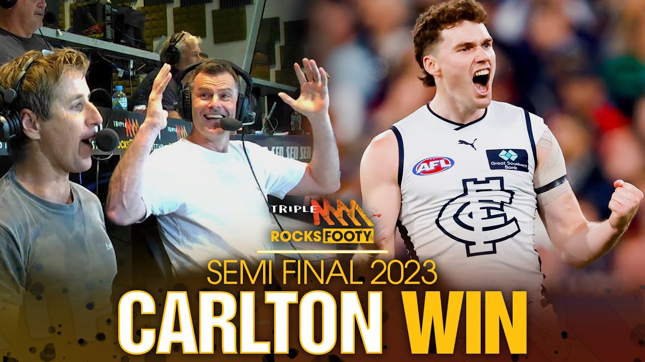 Last Two Minutes Of Carlton's Semi-Final Win Over Melbourne | Triple M ...