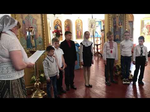 «Будьте солнышками на земле». Исполняют воспитанники воскресной школы «Николушка».