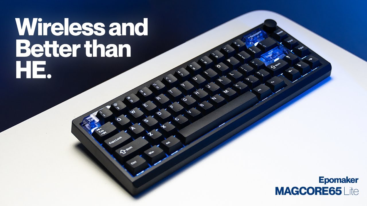 Best Budget Inductive Wireless Keyboard! - Epomaker MAGCORE65 Lite