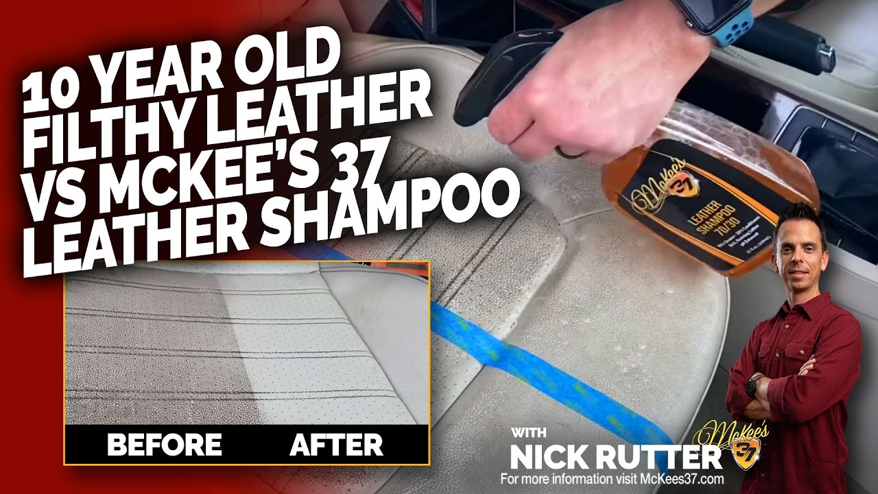 10 Year Old Filthy Leather vs Leather Shampoo 70/30