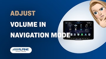 How to Adjust Volume in Navigation Mode on Alpine Halo9