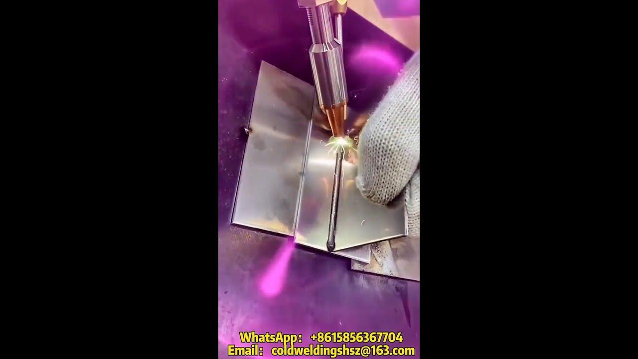 Hand held laser welding machine, simple operation, beautiful and flat weld