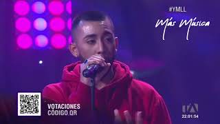 Manuel Turizo cantando “Culpables" en yo me llamo (Ecuador).Gala:61