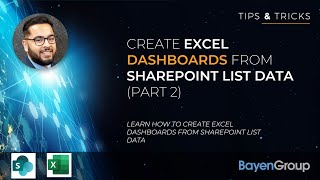 How to Create Dashboard in Excel with SharePoint List Data (Part 2)