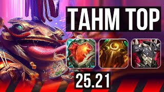 TAHM KENCH vs YASUO (TOP) | 7/2/7, Godlike | EUW Master | 25.21