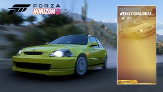 FORZA HORIZON 5 Weekly Challenge - CIVIC DUTY
