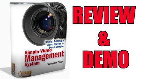 Simple Video Management System Plugin Review & Demo