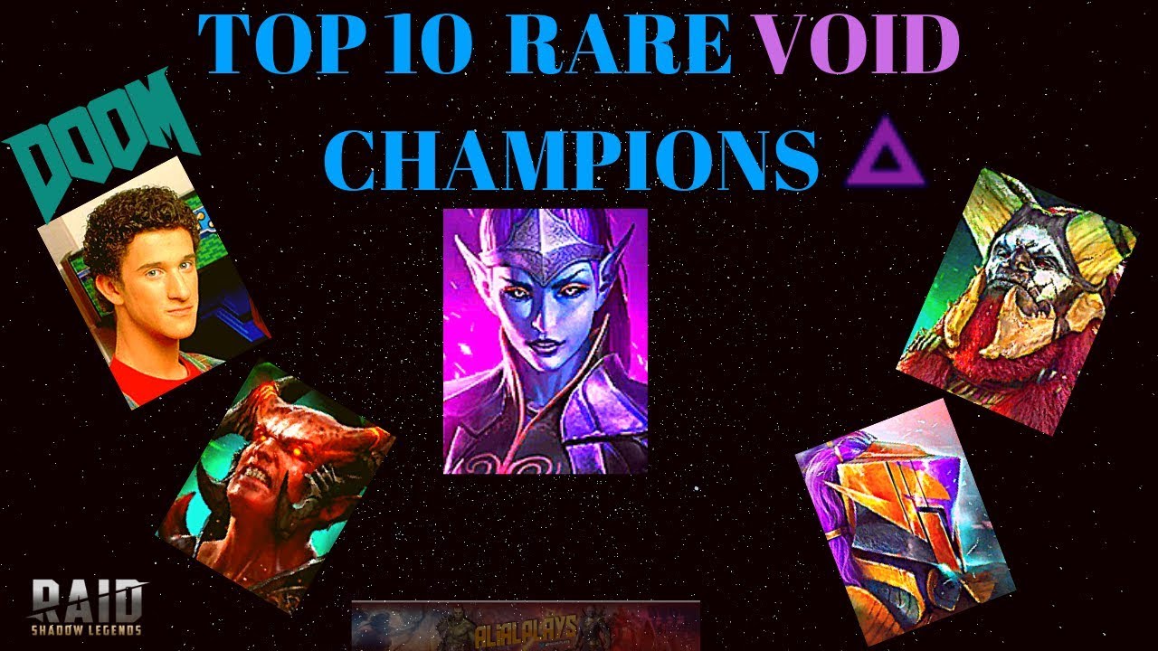 Reservere kim til Top 10 Rare Void Champions| Raid: Shadow Legends - YouTube