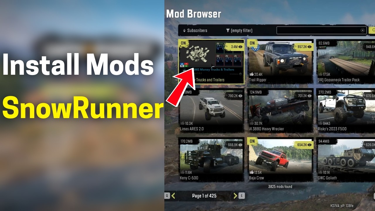 How to Download & Install mods in SnowRunner (step by step) - YouTube