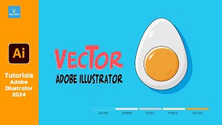 Step-by-styp guide to draw EGG in adobe Illustrator using basic shapes / illustrator2024