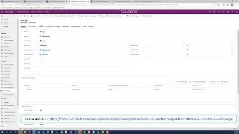 WebApi PowerApps Portals - First Preview