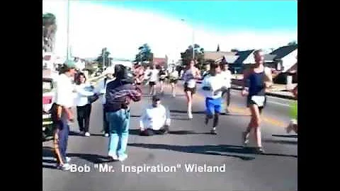 Double Amputee Veteran Bob Wieland runs the LA Mar...