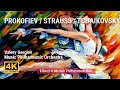 Valery gergiev  munich philharmonic orchestra perform prokofiev strauss and tchaikovsky