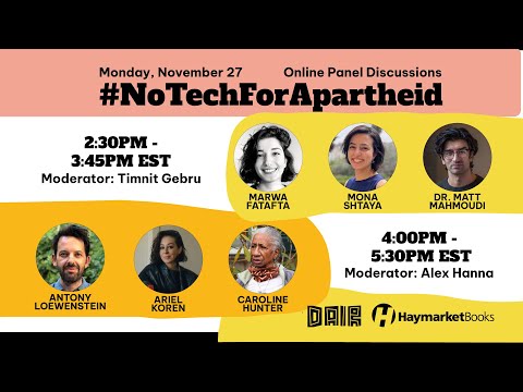 #NoTechForApartheid