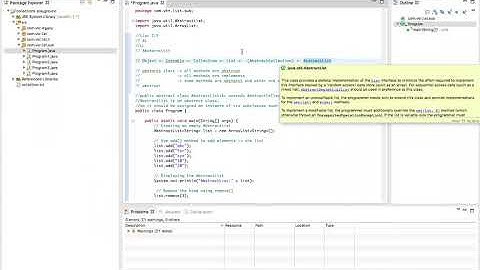 List Interface - AbstractList || AbstractSequentialList || ImmutableList || unmodifiableList