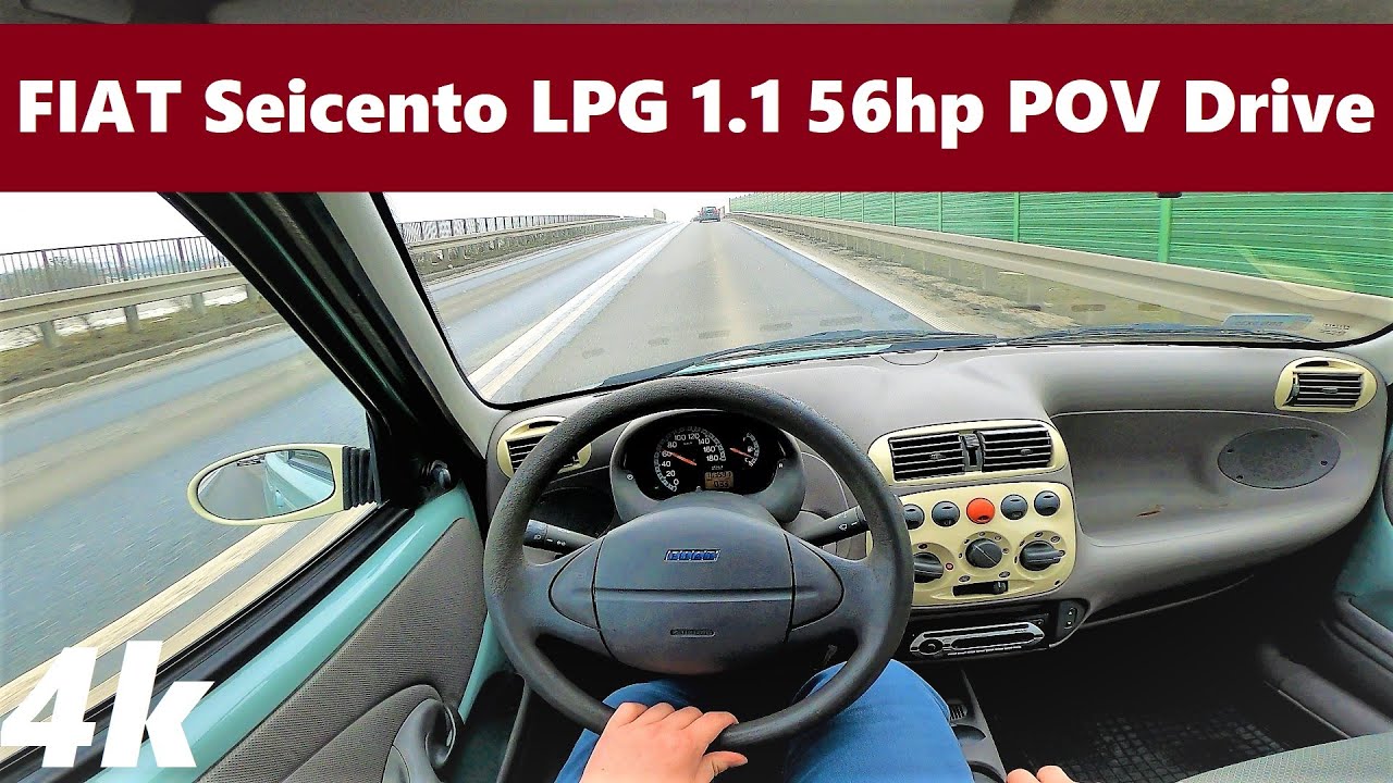 Fiat Seicento (2005) 1.1 56hp POV DRIVE & Acceleration, 50th Limited  Edition, Walkaround