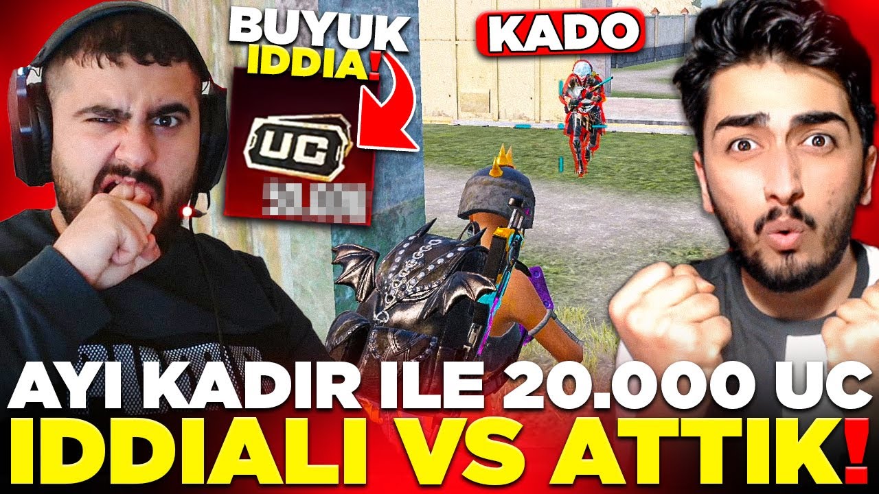 AYI KADİR İLE 20.000 UC 'SİNE VS ATTIK! (KÜFÜR ETTİ!) | PUBG Mobile