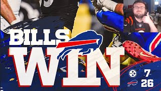 Bengals Fan Reacts To The Bills Destroying The Steelers The Bengals Are Gonna Win The Division