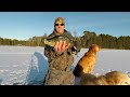 Early Ice Crappie Fishing Magic (On Small Walk-In Lake…)