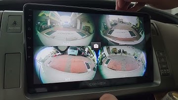CONVEX CV TS18: Android Car Player 360 Birdview Parking Camera Calibration Setting