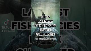 Top 5 Fish Species in Ohio River #Facts #top5 #OhioRiver #Fishing #Catfish #Paddlefish #RiverGiants