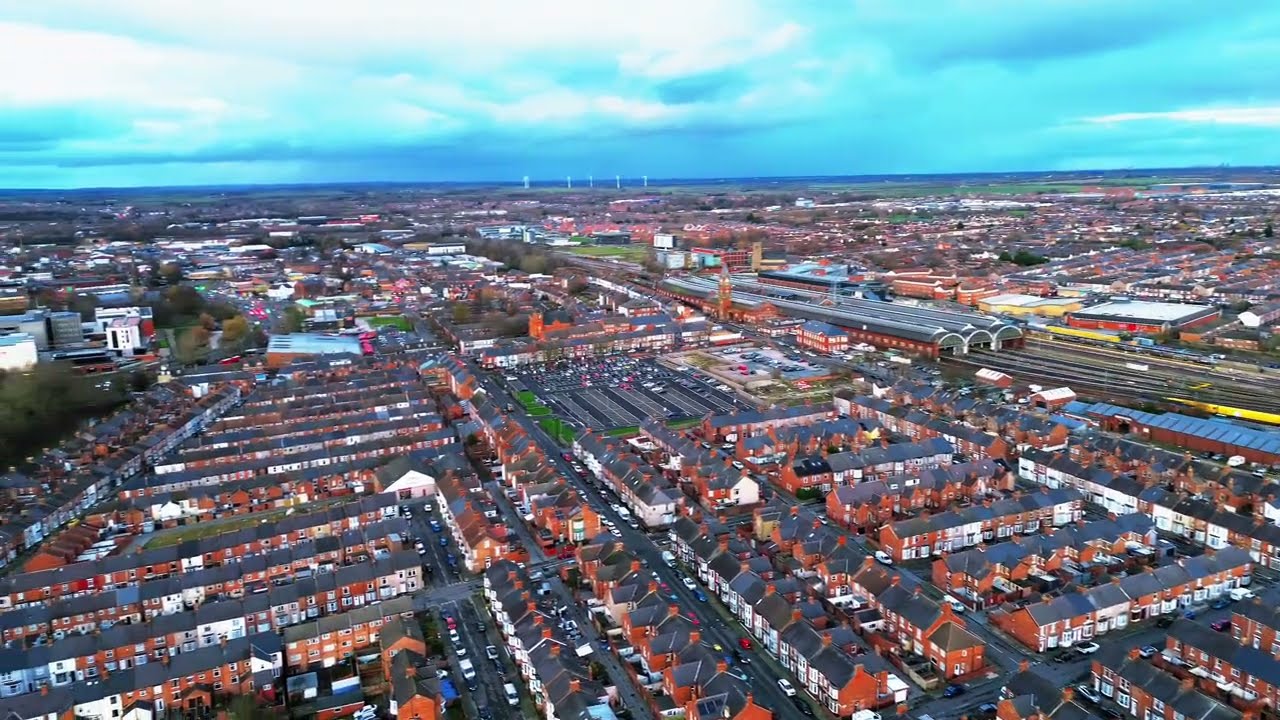 A quiet little town beneath the open sky.