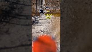 What It Looks Like To Get Hit By A Bullet Target Cam Visible Bullet Vapor Trail