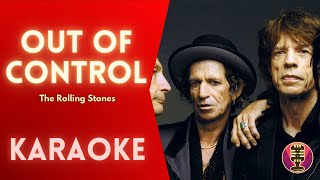 Video thumbnail of "THE ROLLING STONES - Out Of Control (Karaoke)"