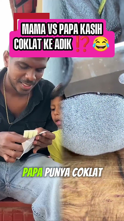Mama Vs Papa Kasih Coklat Ke Adik ⁉️😂 Cr @vrvlogsthalassery