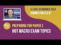  hot topics for economics paper 2 macro 2024  aiming for aa economics