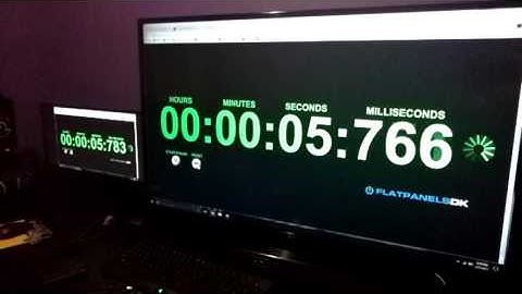 Input lag test LG 25UM57 vs LG 49LH5150