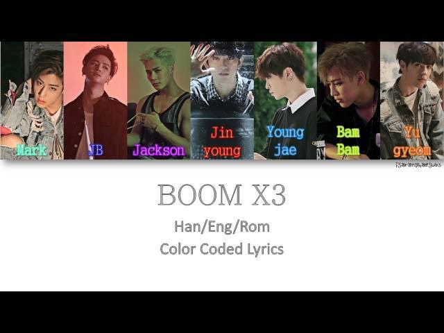 GOT7 - Boom x3