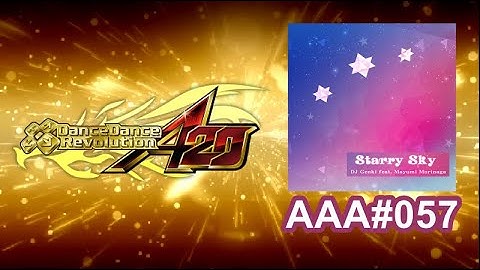 Starry Sky - EXPERT - AAA#057 (SDG) on Dance Dance Revolution A20 (AC, US)