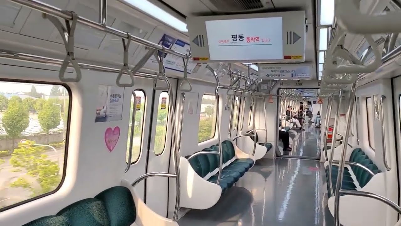 20240525 광주교통공사 1호선 105편성 GWJ1129 평동행 상무~평동