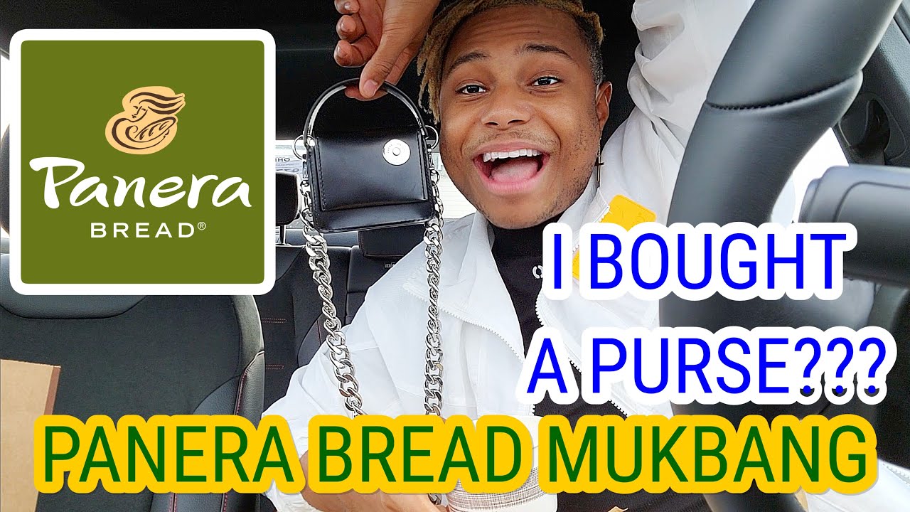 NEW YEARS RESOLUTIONS - Panera Break Mukbang - (i bought a purse?)