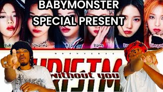 BABYMONSTER | CHRISTMAS SPECIAL WITHOUT YOU TWIN REACTION