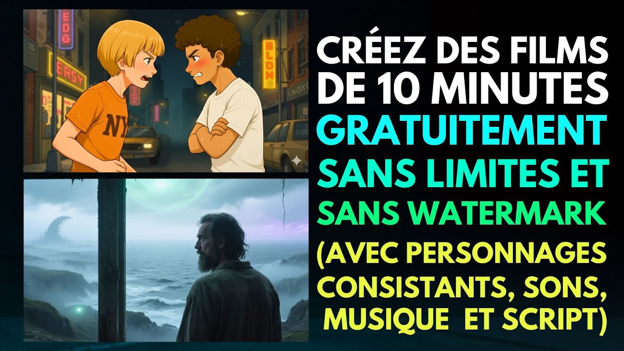 Créez votre film de 10 minutes GRATUITEMENT et sans LIMITATION !