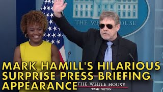 Mark Hamill's Surprise Appearance At The White House Press Briefing