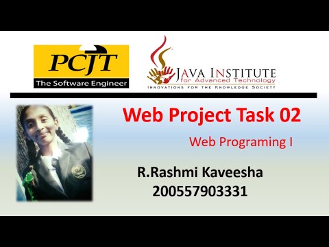java institute || Web Programing || eShop Project Task 02..