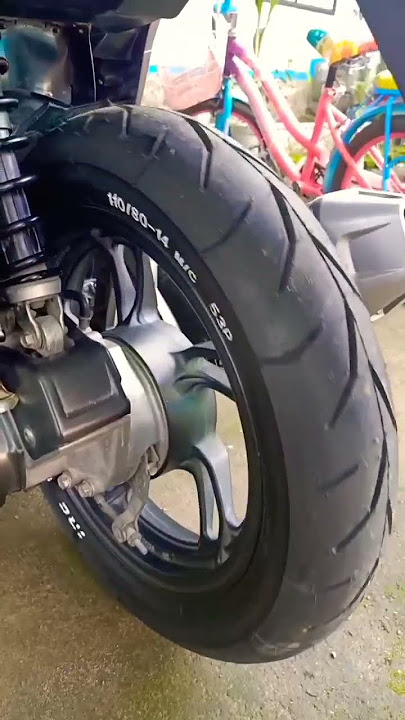 Nyobak ganti ban belakang vario 150 ukuran besar merek IRC 😁
