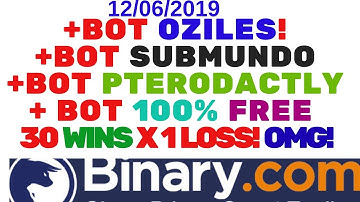 THE BEST BOTS of Binary.com 15 $ / day + SUPER BOT 100% FREE! pletsch trader channel