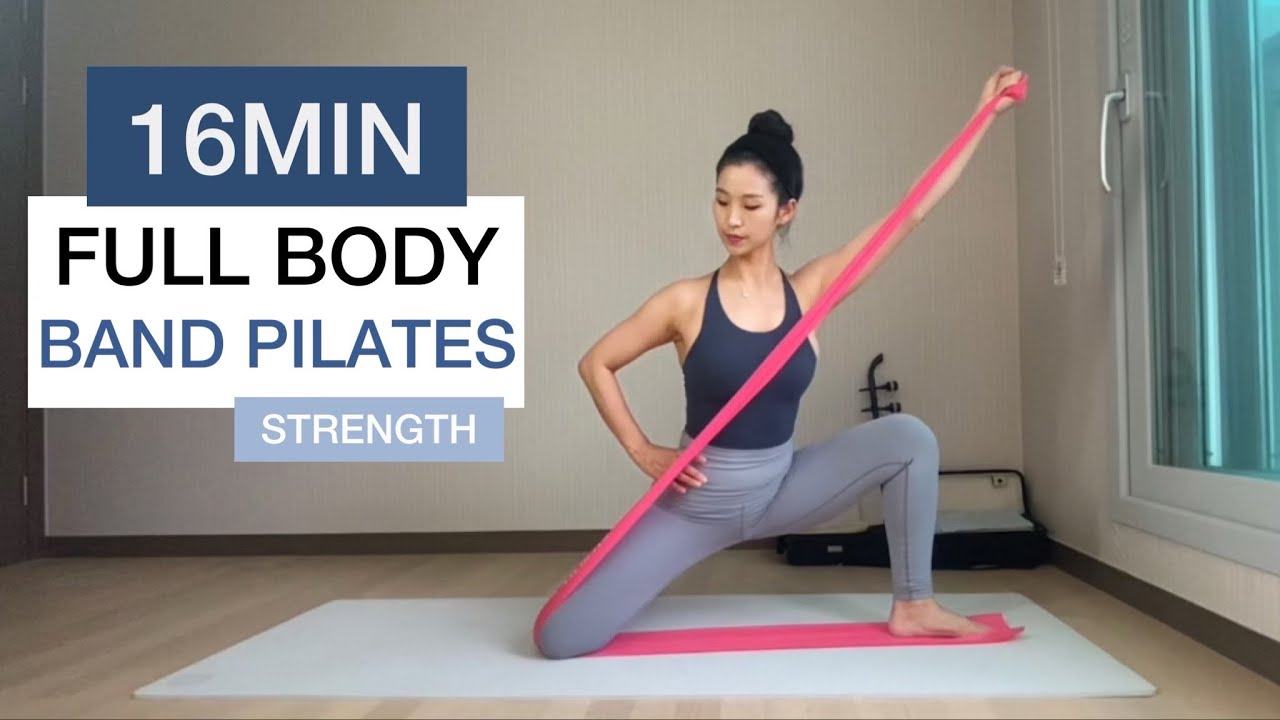 속근육 강화🔥밴드 필라테스 16MIN Resistance Band Pilates Full Body workout