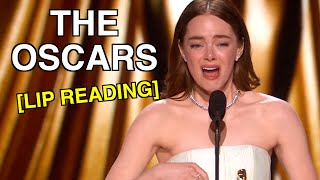 The Oscars (Lip Reading)