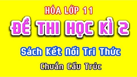 De thi kết thúc kì 2 môn hóa lớp11 năm 2024