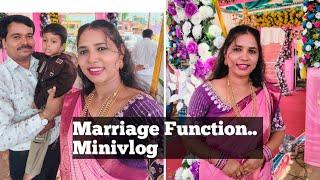 Function vlog | husband | wife | Shimogga | Banglore..
