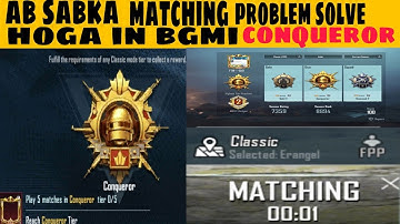 😭How to fix matchmaking problem,solo fpp matching problem?bgmi week 3 C1s3