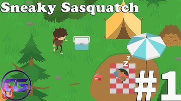 Sneaky Sasquatch Gameplay walkthrough Part 1 Apple arcade 4+